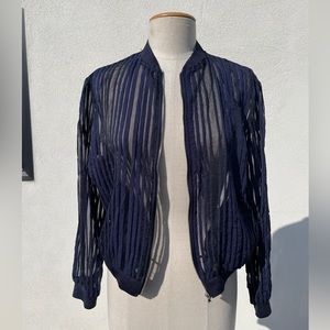 Zara striped jacket size M